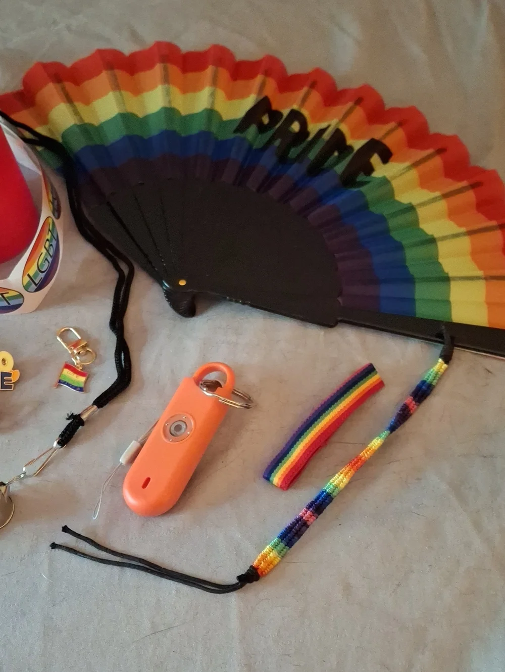 Pride Rainbow Party Accessory Set - Multicolor